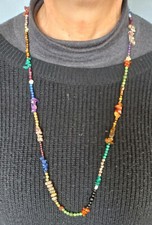 Collier sautoir en pierres