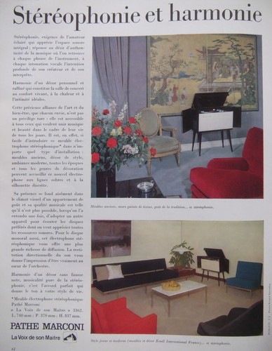 Publicité 1962 pathe marconi - pathe,