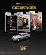 Mini GT #900 1/64 Aston Martin DB5 Goldfinger with collection Cards