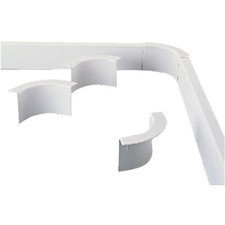 Coin de contre cadre gris clair 60 mm pour baie Panorama Farnier Penin ...