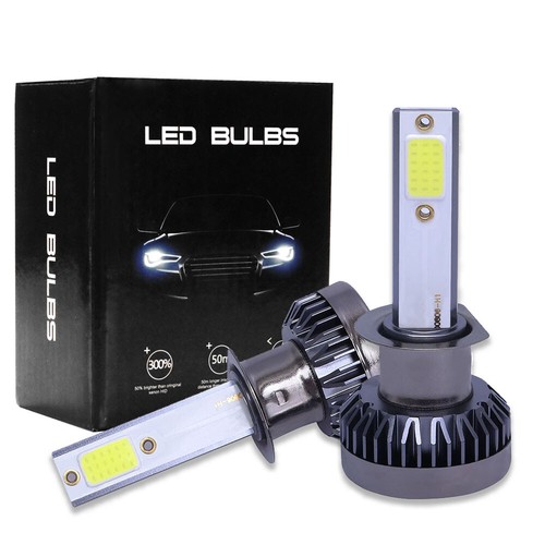 2pcs mini led ampoule auto - h1,