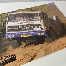 DAF TURBOTWIN II / magazine poster A3 / PARIS DAKAR