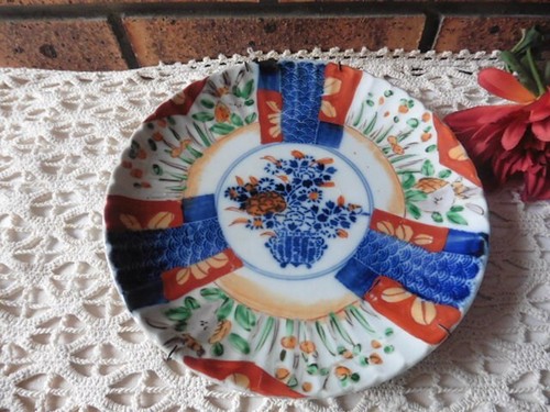 Ancienne assiette porcelaine - 1,