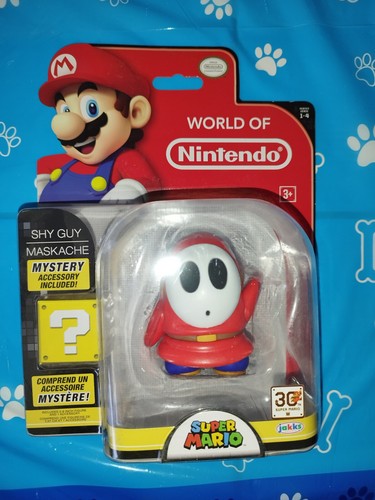 Figurine super mario bros shy - super,