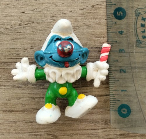 Figurine schtroumpf clown - clown, peyo