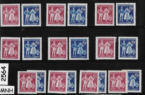 Mnh stamp sets x10 - sets,