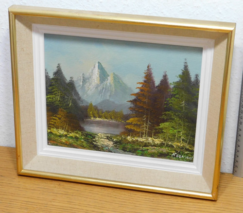 Tableau peinture huile - à, l'huile