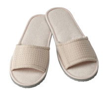 Pantoufles IKEA SKOVELSJÖN, beige, S/M, neuves