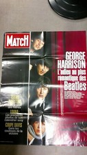 collector affiche paris match grand format special BEATLES port offert