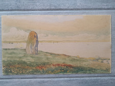 peinture Menhir Fouesnant Beg