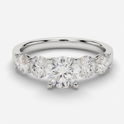 5ct round lab - grown, diamond