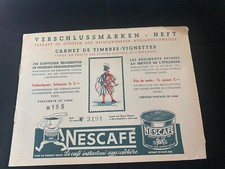 Carnet de 20 timbres-vignettes. Les régiments suisses de 1610 à 1862