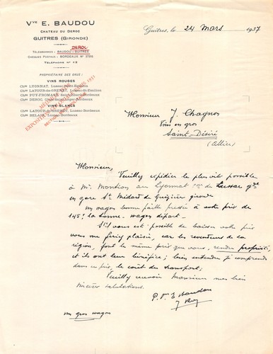 1937 veuve baudou - veuve,