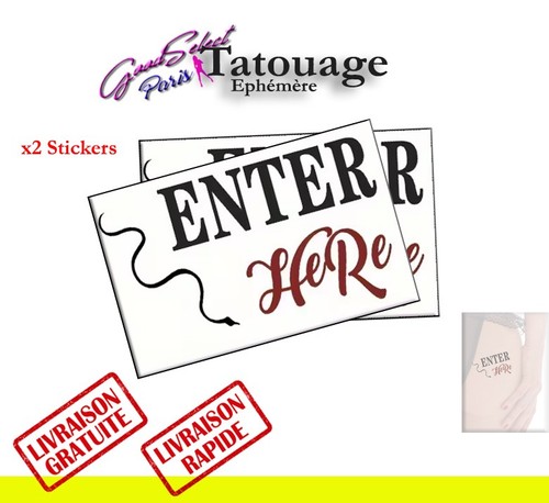 Tatouage temporaire entrer - tatouage,