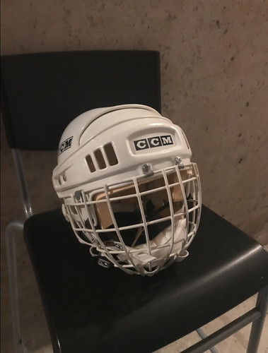 Casque hockey junior - , vintage