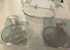 Serviteur Douche à Ventouse & 2 Porte Savon - Castorama