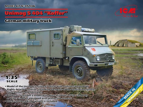 Unimog 404 koffer german - s,