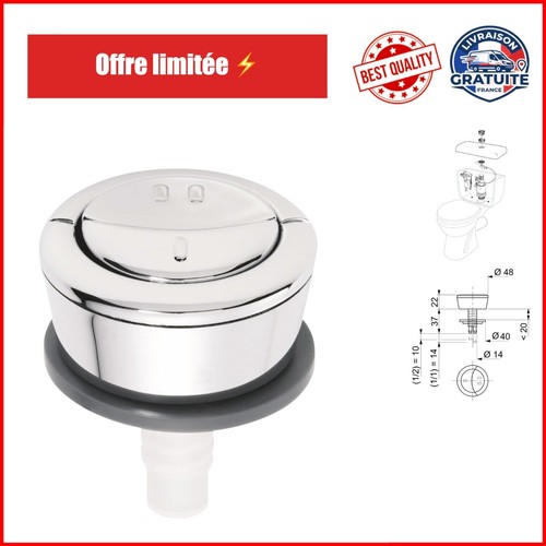 Wirquin bouton chasse eau - chasse, d'eau