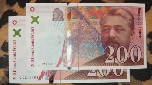 Billets 200 francs gustave - billets,