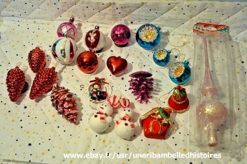 Lot anciennes boules - lot,