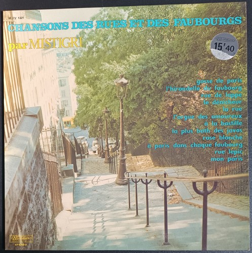 Mistigri chansons des rues - -,