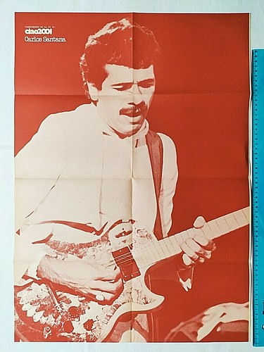 Affiche rare carlos - carlos, santana