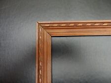 Ancien Cadre en Bois  Décor Frise  40,5 x 31,5 cm  Feuillure 36 x 27 cm