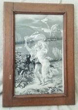 tableau soie tissée L'orage Neyret Saint Étienne 