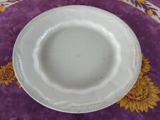 Assiette Creuse Blanc Crème Moulin des Loups Saint Amand Epi de Blé Relief 22,5