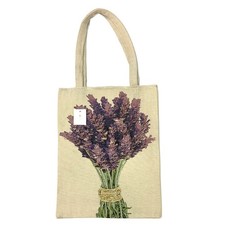 Sac en tissu tissé Bouquet de lavande - MCTISSUS - 3700913823488
