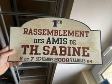 Plaque Paris Dakar rare Série