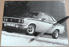 1970's OPEL MANTA GTE GT/E Photo Foto Presse Originale archive auto *No Brochure