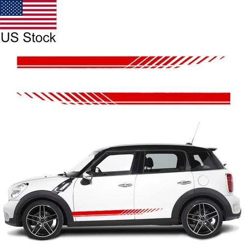 2pcs red sport racing - sport, stripe