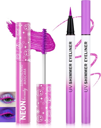 Neon purple mascara - uv,
