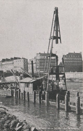 Cpa paris berges de - cpa,