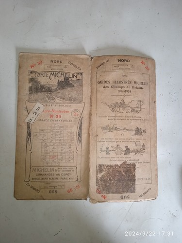 Carte michelin 39 - n°,