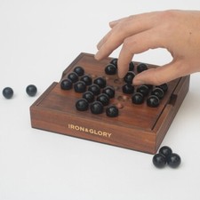 Jeu de Solitaire en bois |