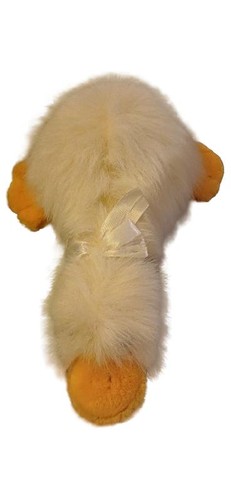 Peluche canard jaune avec - peluche,