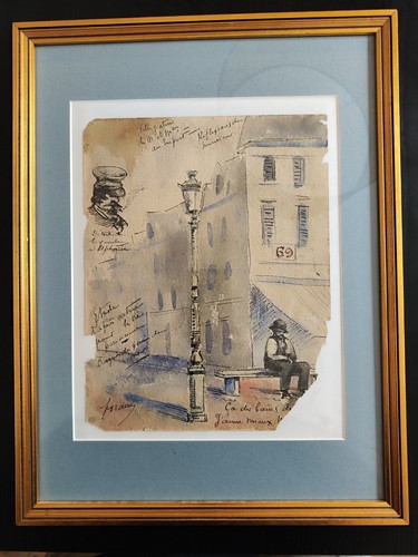 Authentique dessin aquarelle - authentique,