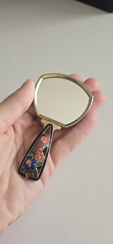 Ancien miroir main pliable - ancien,