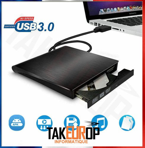Lecteur dvd externe usb - cd, 3.0
