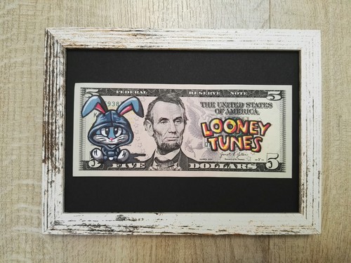 Peinture sur billet 5 - de,