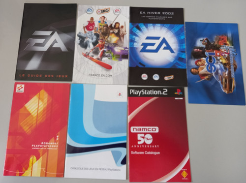 Lot catalogues de jeux - lot,