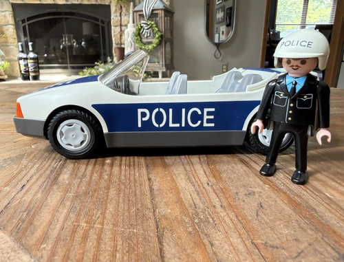 Playmobil vintage police - playmobil, car
