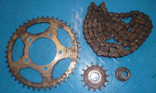 Kit chaine suzuki 650 - suzuki, de