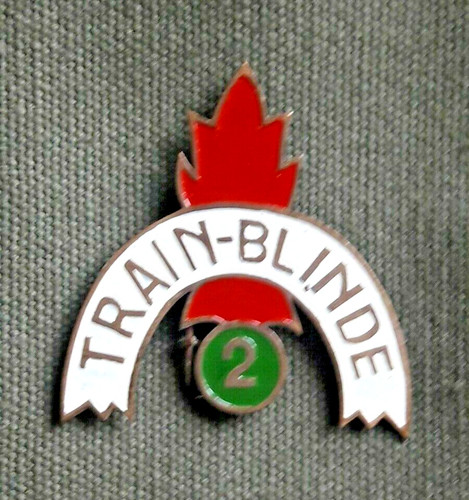 Rare insigne train - , blinde