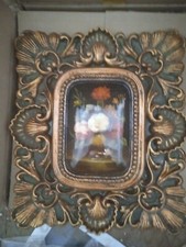 Tableau Fleurs Flamand Peint