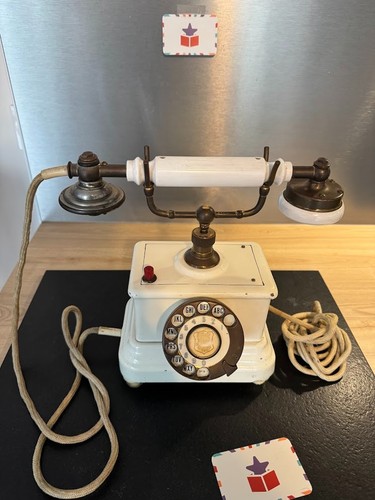 Téléphone cadran rotatif - téléphone,