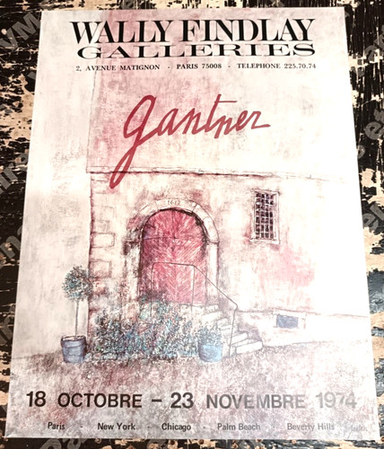 Affiche exposition peintre - exposition,