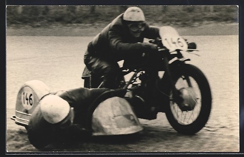 Moto bmw avec side car - bmw, side-car